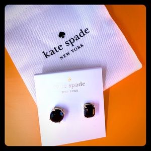 Kate Spade black earring bright ideas mismatch NWT
